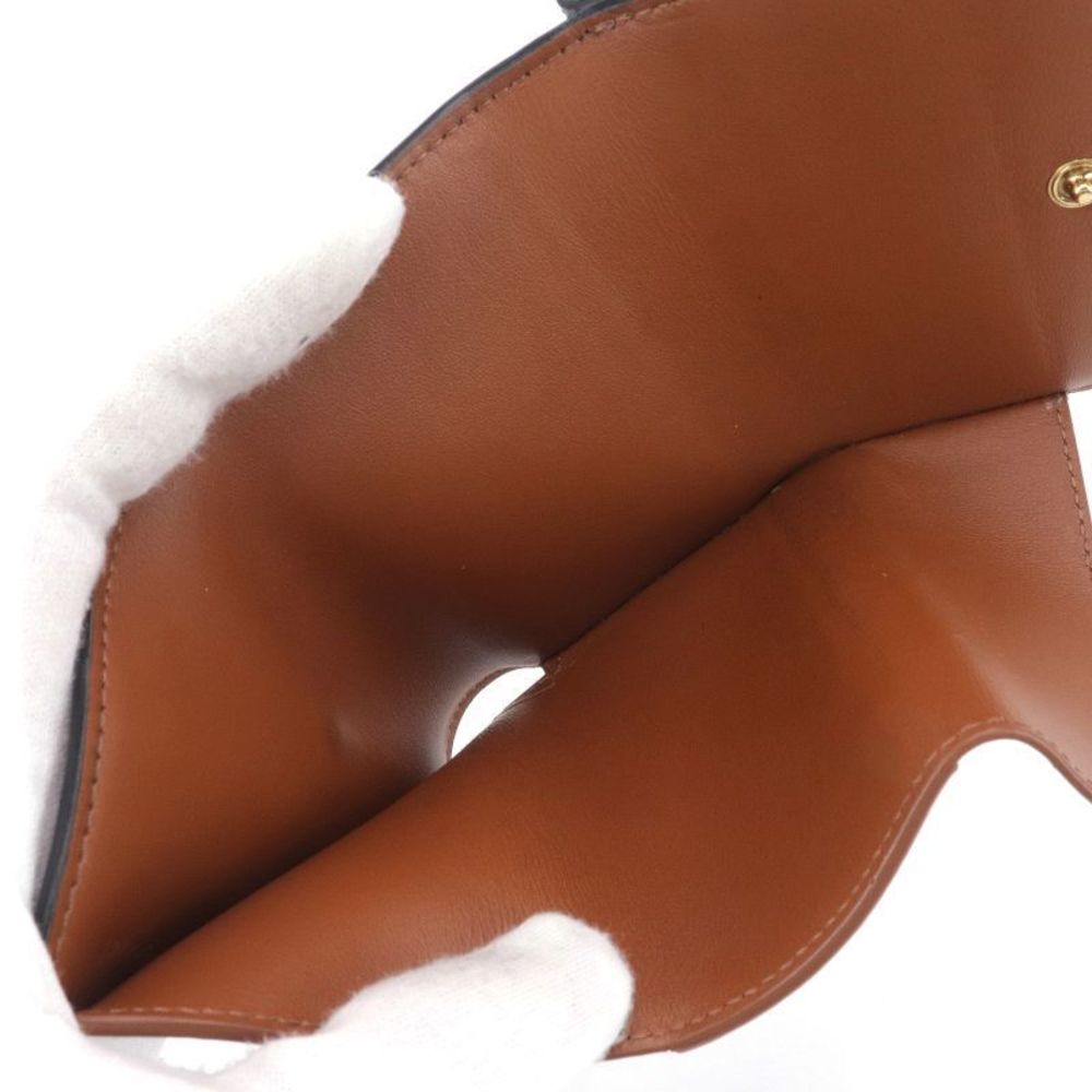 Celine Triomphe Trifold Wallet Canvas Tan - image 5